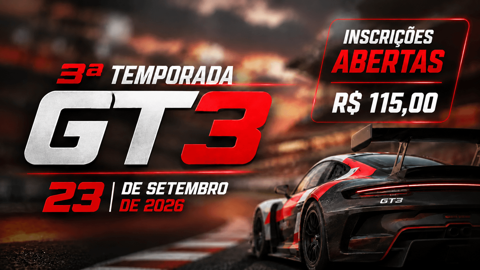 Nova Temporada GT3 Já Vai Começar